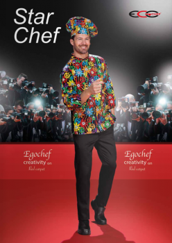 Egochef Chef Jacket Peace and Love